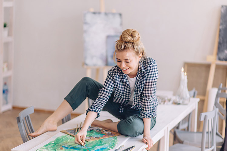 Kreative Kurse und Design: 